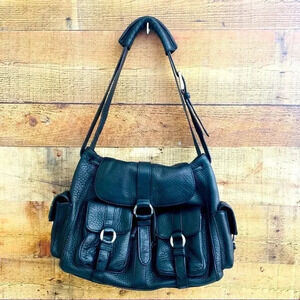 Cole Han Leather Drawstring Purse